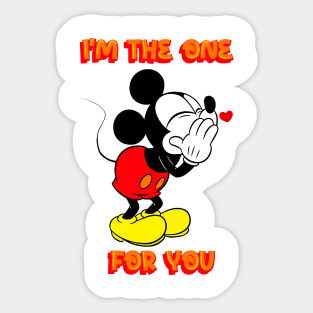 Valentines Day Couple male 3 Sticker